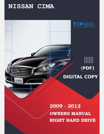 nissan cima 2009 2010 2011 2012 owners manual in english